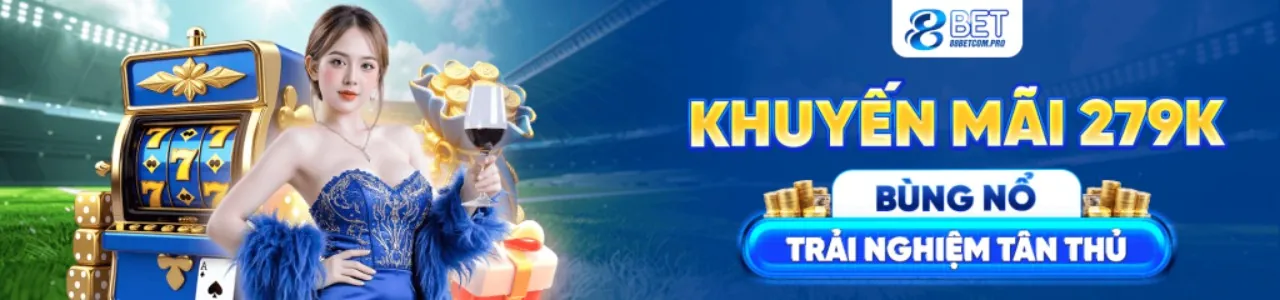 Sân vận động với ánh đèn rực rỡ và biểu tượng cá cược thể thao của thomo999 code